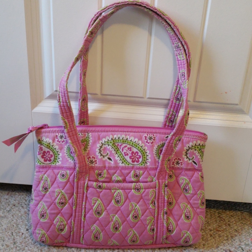 Pink & Green Paisley Vera Bradley purse